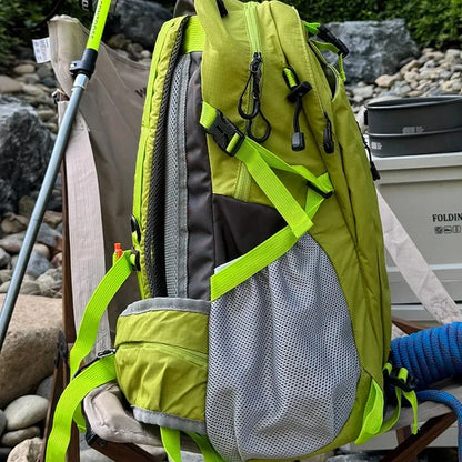 Outdoor Hiking Rucksack Backpack Mountaineering Bag for Men Women Sports Trekking Backpack Light Travel Camping