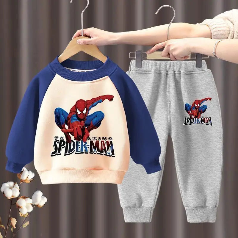 Children's Clothing Sets Boys Cartoon Sweatshirt and Sweatpant 2pcs Kids Tracksuits Boys Pullover Set
