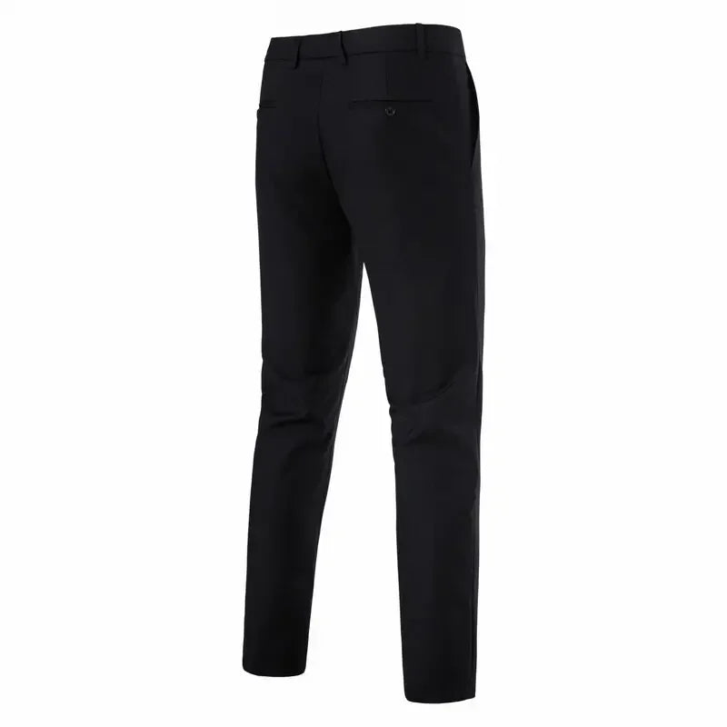 Suit Men's (Blazer+ Vest + Trousers) Fashionable Business Solid-color Wedding British-style Workwear, Casual Performance Suit