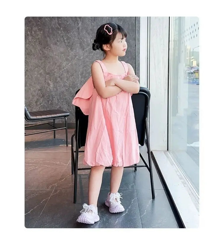 Girls' princess sandals summer 2026 new children's Baotou foreign pearl single mesh shoes for children mesh sneakers