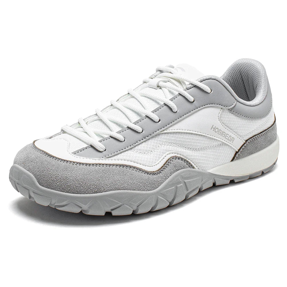 Wide Width Hiking Shoes Unisex Trekking Trail Running Sneakers Retro Non Slip Lace-Up Walking Shoes