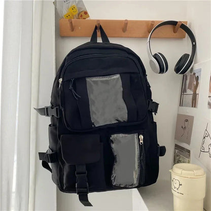 Girl's large capacity backpack, unique and cute student backpack