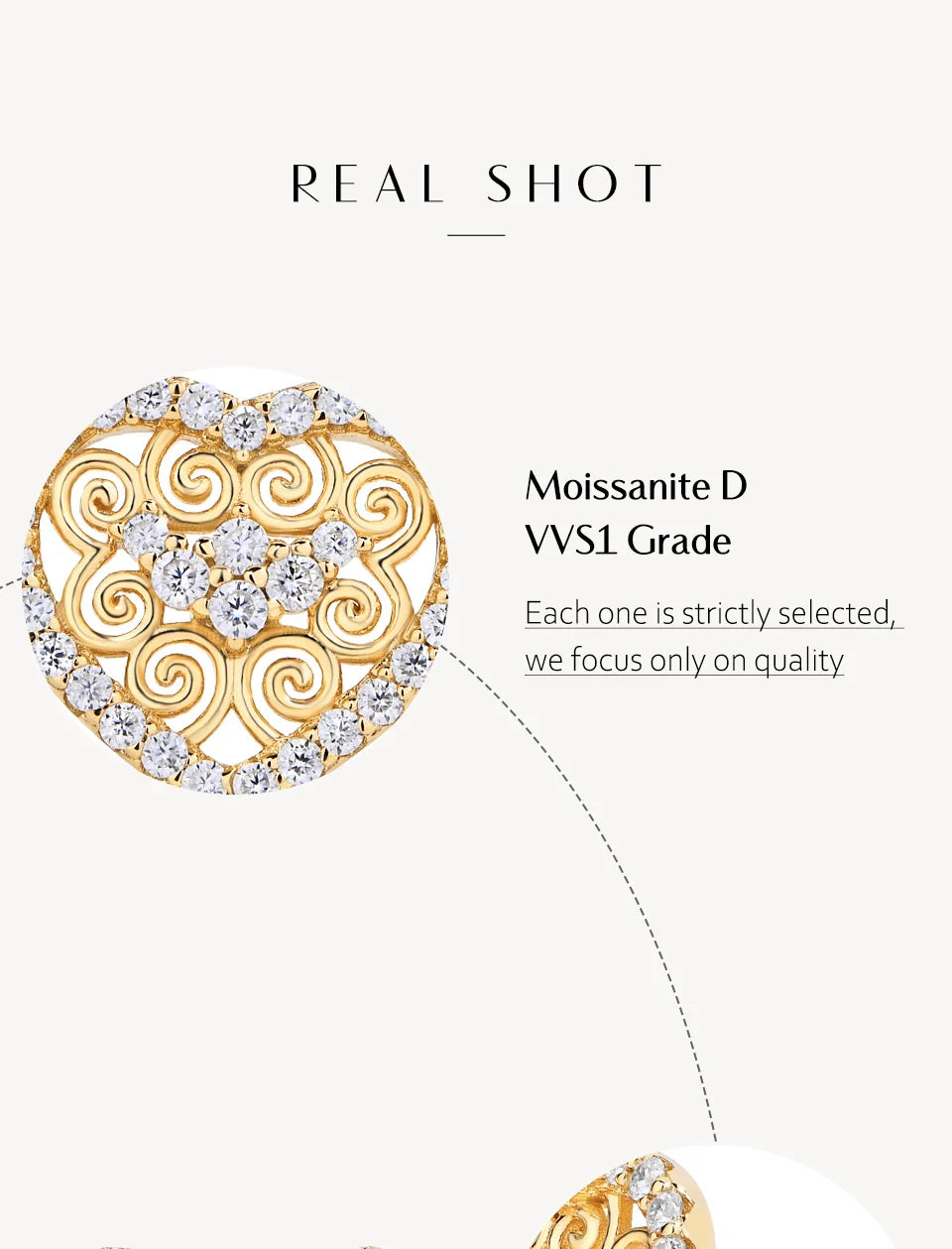 Luxury Heart Shape All Moissanite Earrings for Women D VVS1 Color s925 Sterling Silver Fine Jewelry Mother's Day Gifts