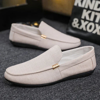 Fashion Men Casual Shoes Luxury Brand Men Loafers Breathable Comfort Slip-on Mens Driving Shoes lightweight Lazy Shoes Moccasins