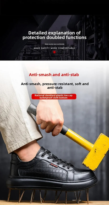 Insulated Shoes 6KV Electrician Shoes Toe Caps Anti Smashing Anti Piercing Lightweight Soft Safety Shoes Labor Protection Shoes