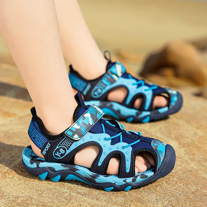 Outdoor Boys Sports Sandals Kids Summer Shoe Sneaker 2026 New Non-slip Soft Breathable Casual Walking Beach Water Sandal for Boy