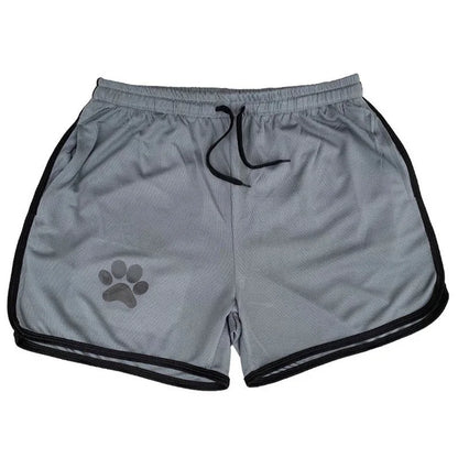 Summer fitness shorts Loose running shorts Men's jogging sports Breathable mesh shorts Thin trend men's three-quarter pants