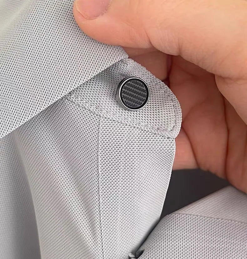 Men's Golf Outdoor Casual Polo Shirt T-Shirt Summer High-End Brand Cool and Breathable Fitness Sports Short Sleeve Top