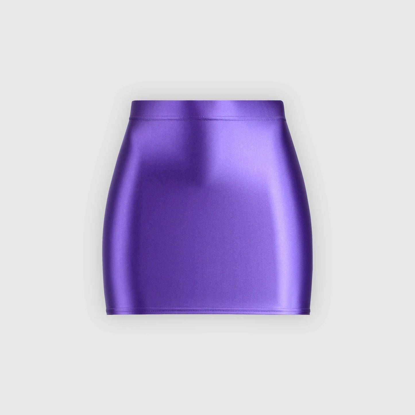 satin glossy Skirt Elastic Smooth Gloss Tight Skirt Oil Solid Color Half Skirt Satin glossy Wrap Hip Short Skirt