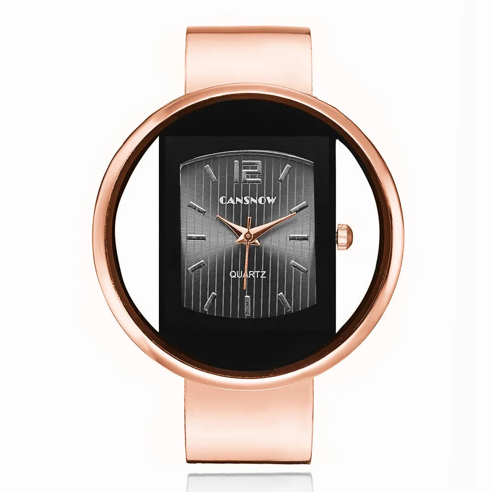 W26 Watch For Women Fashion Steel Band Light Luxury Bracelet Korean Version Creative Girl Student Quartz Wristwatches Gift