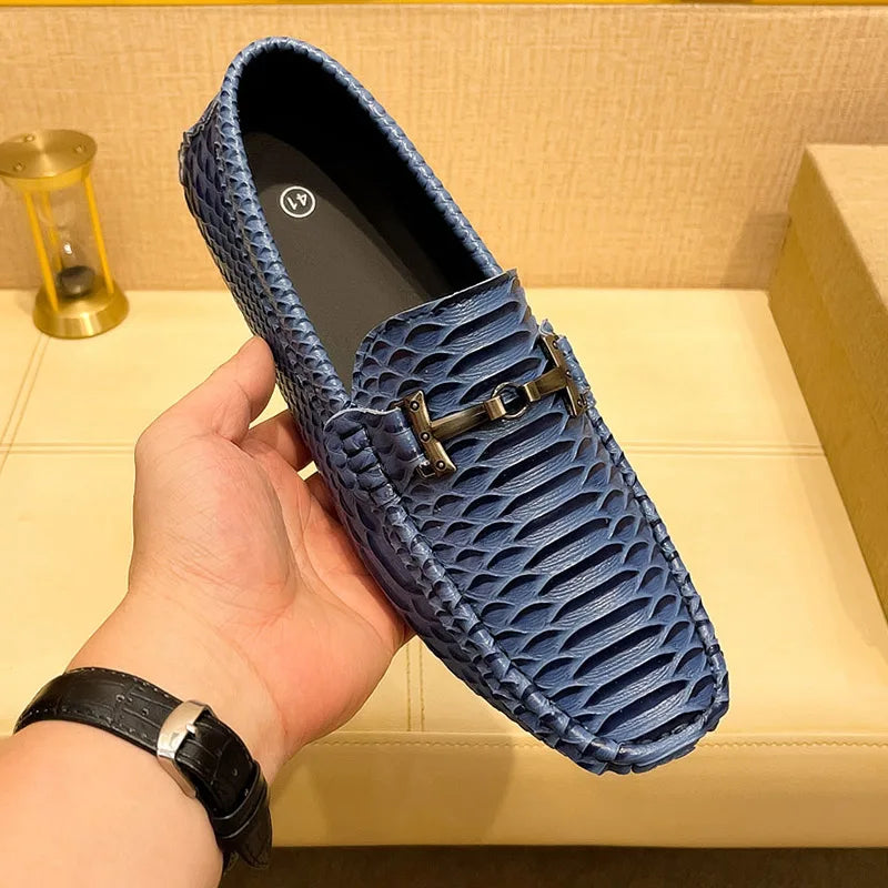 Summer Mens Outdoor Anti-slip Comfort Soft High Quality Men Breathable Flat Driving Shoes New 2024 Classic Casual Loafers