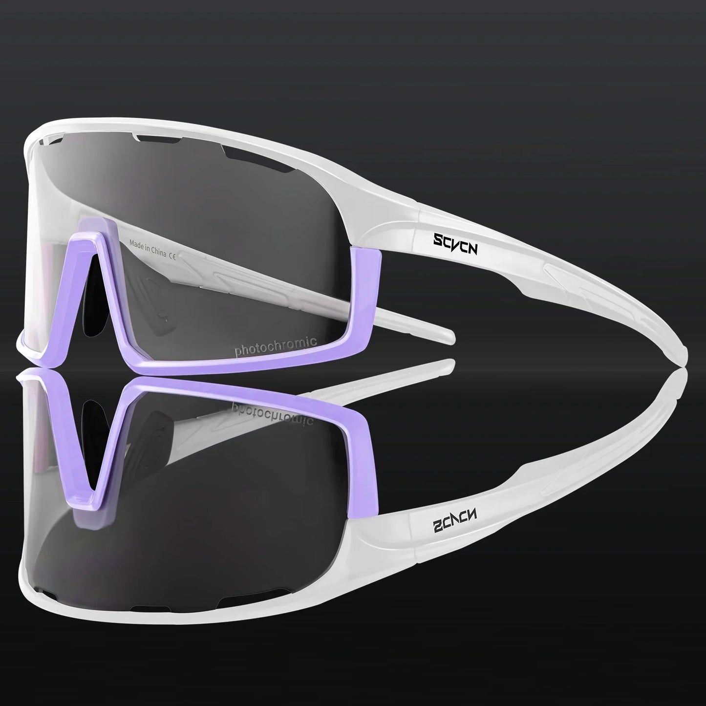 Photochromic Cycling Sunglasses Cycling Glasses UV400 Bicycle Eyewear Sports MTB Outdoor Bike Goggles Sunglasses Eyepieces