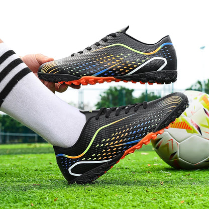 Kids Youth Soccer Shoes Cleats Football Boots Men Non Slip Breathable Lightweight Training Sneakers Boys Children Football Match