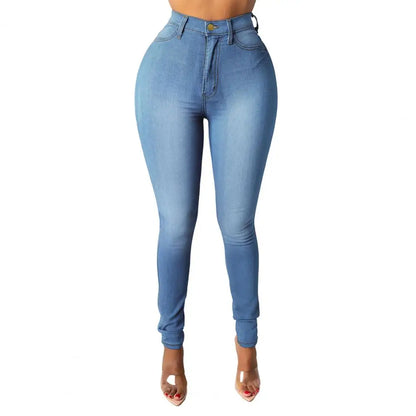 High Waist Women's Skinny Fit Denim Jeans