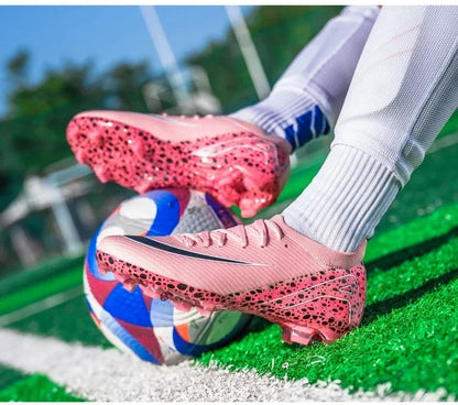 New Men Professional Unisex Soccer Shoes Sport Ultra-light Football Boots Cleats Grass Non-slip Training Match FG/TF