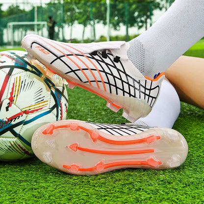 8552 High Quality Mens Soccer Shoes Training Non-Slip Turf Soccer Cleats TF/FG Football Sneakers Chuteira Campo F50