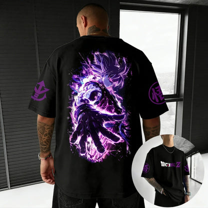 T-shirt Creative Printed Men's Harajuku Large Loose Casual Parent Child Short Sleeve
