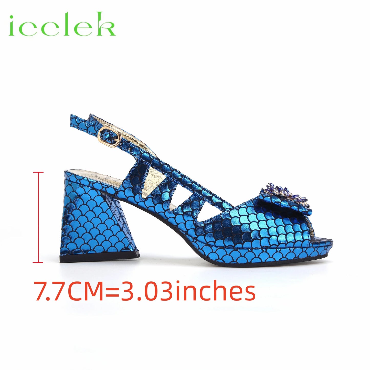 Italian Hollow Design Shoes Matching Bag in Coffee Color Comfortable Heels Ladies Sandals for Party