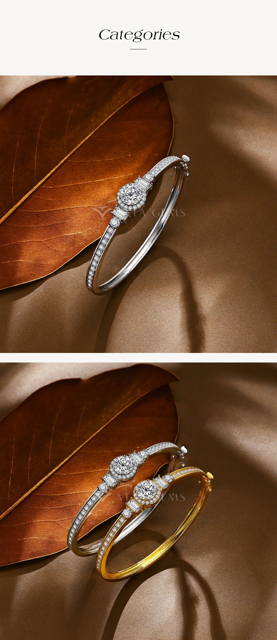 S925 Silver Moissanite Bracelets For Women Men 18K Gold Plated 4.52CTW D VVS1 Diamond Wedding Party Tennis Luxury Gifts