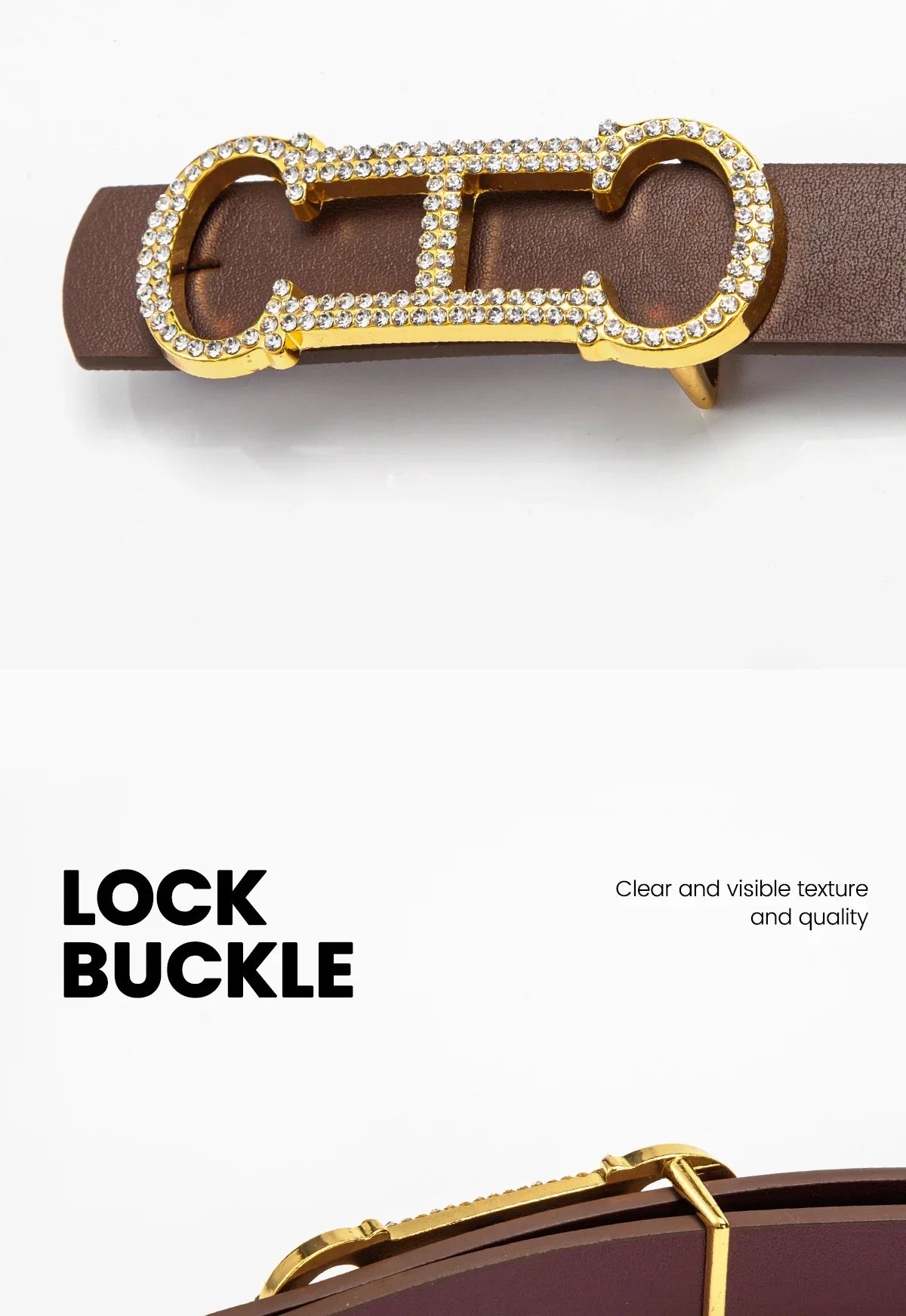 Luxury Brand Leather Belt Women Designer Alloy Buckle Genuine Leather Waist Strap Female Jeans Trouser Dress Waistband Belt