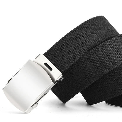 1Pcs New Fashion Unisex Tactical Waist Belt Jeans Male Casual Men Women Belt Canvas 3.0cm Webbing Waistband Ceinture Femme Belts