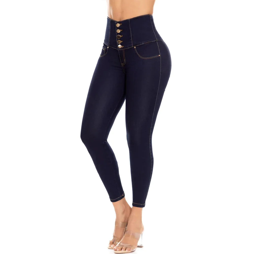 Calça Ajustada Levanta Bumbum Casual Versátil
