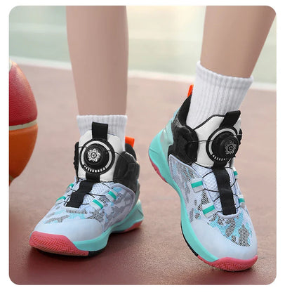 Kids Basketball Shoes Boys Sneakers Non-slip Child Trainer Basket Shoes Outdoor Children Sport Shoes Sneakers Sportschuhe Kinder