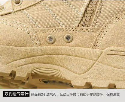 2026 New Winter Combat Boots Outdoor Wear-Resistant Hiking Men and Women Tactical Training Botas High Top Desert Shoes