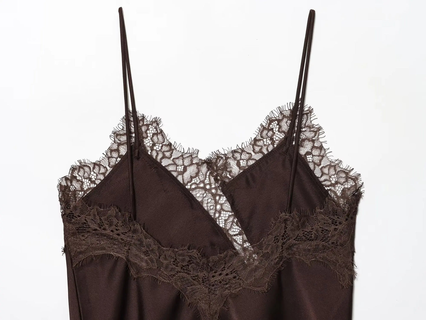 Women Fashion Asymmetric Lace Tops Sexy V Neck Short Camisole Tank Top Summer Lady Holiday Underwear Style Camis