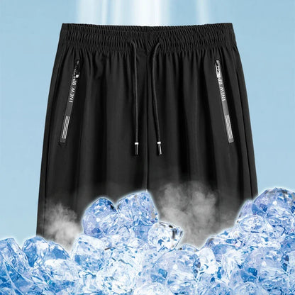 Men Plus Size Casual Shorts 6XL 7XL Big Size Gym Shorts Men Ice Silk Stretchy Summer Beach Short Pants Quick Dry Breathable