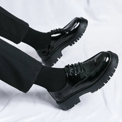 Men’s Formal Lace-Up Dress Shoes – Classic Leather Oxford Style | Sizes 40–47