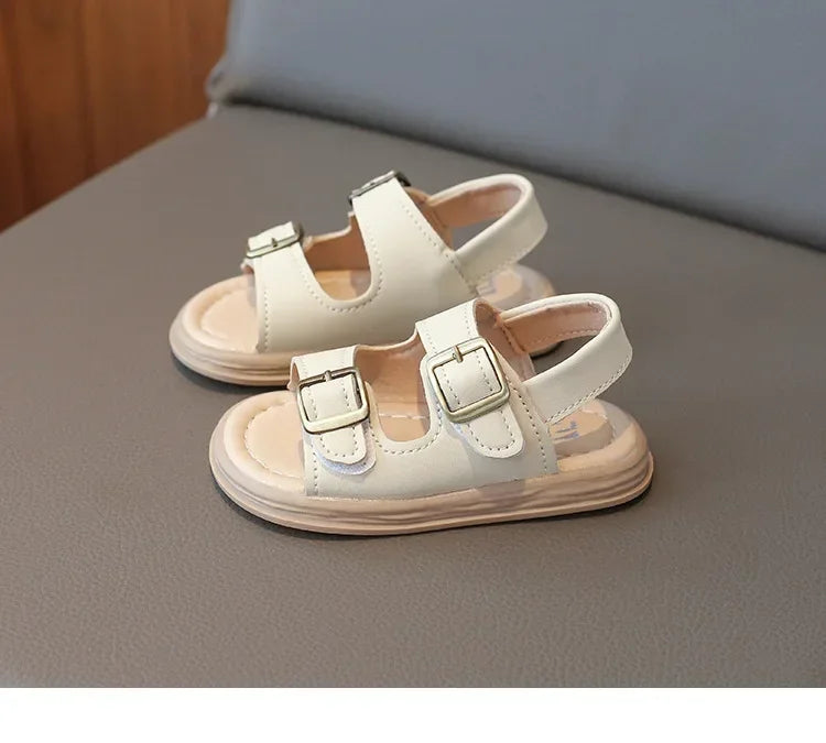 2024 Children Sandals for Girls and Boys Summer New Fashionable Korean Style Comfortable Soft Sole Casual Cute Baby Beach Shoes