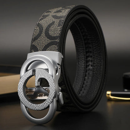 New Width 3.4cm Women's Belt Formal Leather Canvas Belt Women High Quality Metal Buckle Male Belt for men jeans work belt