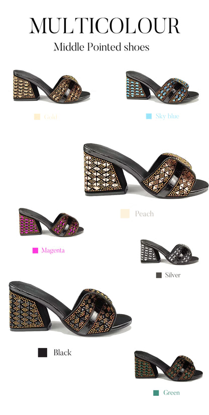 Italian Style Women Banquet Shoes And Bag With Rhinestone Decoration Three-Dimensional Small Bag Match Women High Heel