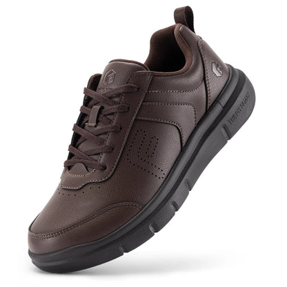Wide Version Men's Leather Shoes Walking Shoes Oxford Shoes For Formal Business Shoe Comfortable All Day Wear