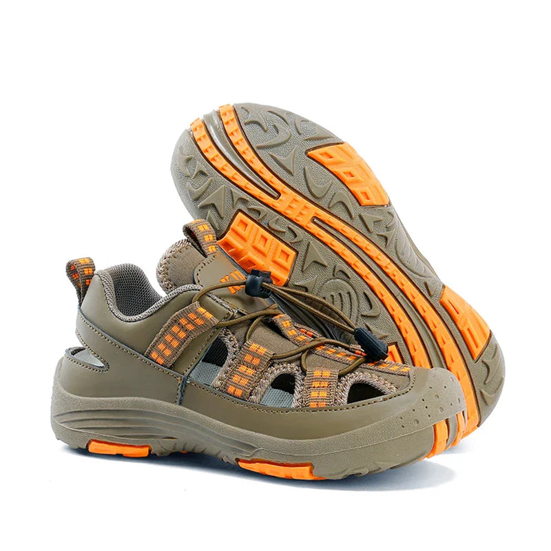 Summer Children Comfortable Sport Water Sandals Outdoor for Boys Closed Toe Anti-Collision Walking Sandals Casual Beach Shoes