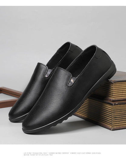 Leather Men Shoes Casual Luxury Brand Soft Italian Mens Loafers Moccasins Breathable Slip on Lazy Driving Shoes Plus Size 37-47