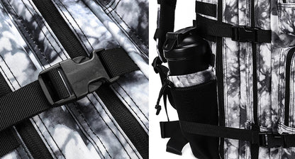 45L Tactical Backpack for Men and Women Large Athlete Gym Bag Outdoor Sports Hiking Survival Rucksack with Bottle Holder