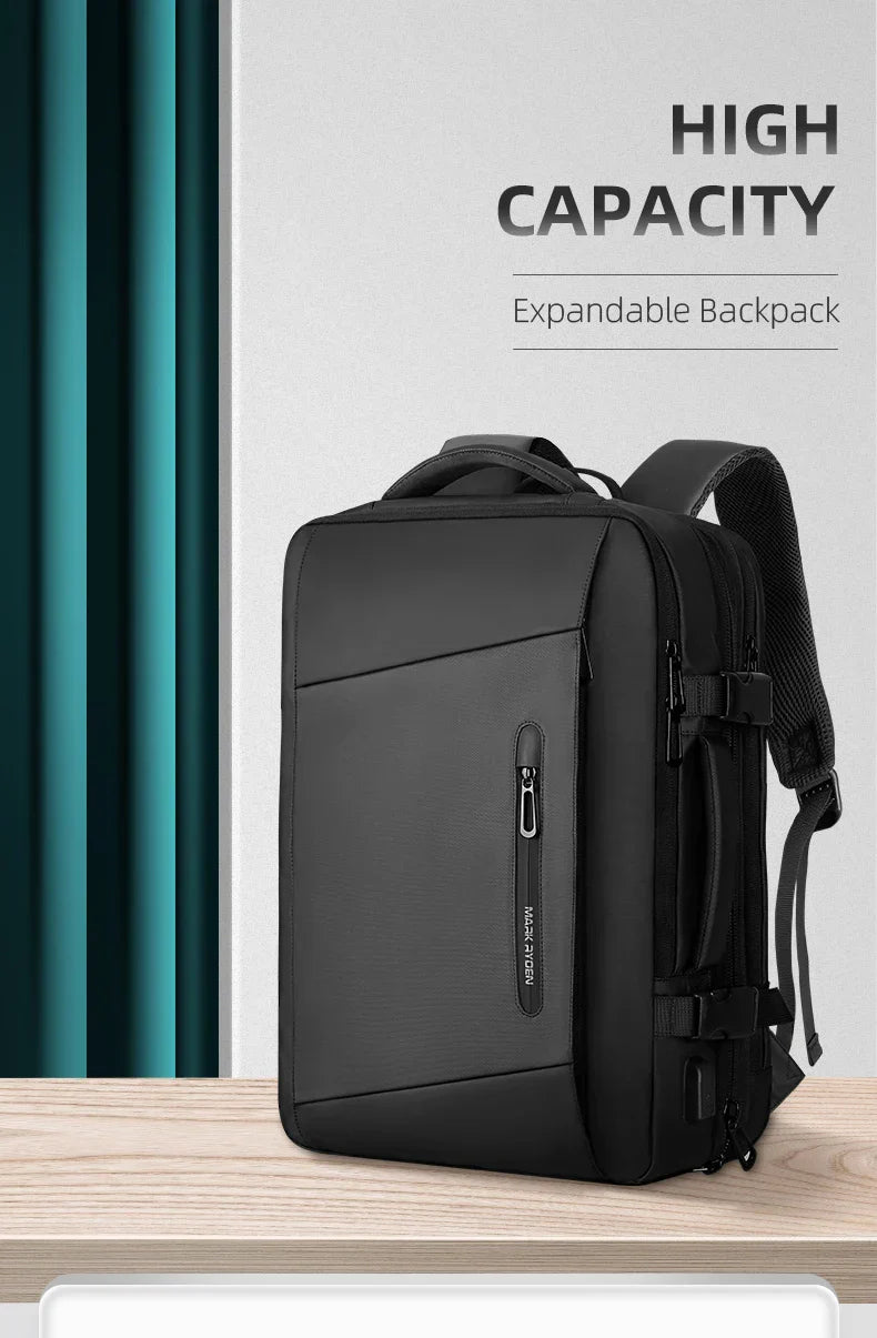 17 inch Laptop Backpack Men Business Carry-on Flight Approved 40l Travel Backpack
