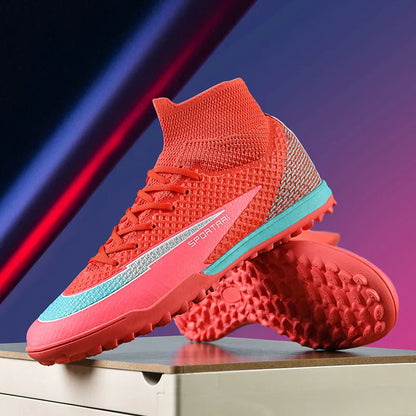 Men TF Football Boots Sneakers Indoor Comfortable High Quality Training Male Soccer Shoes Non Slip Sports Football Shoes Match