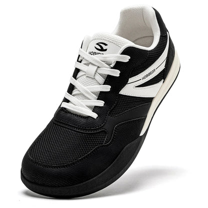 Men's Wide Width Shoes Barefoot Lace Up Sneakers Lightweight Flexible Casual Walking Shoes for Unisex