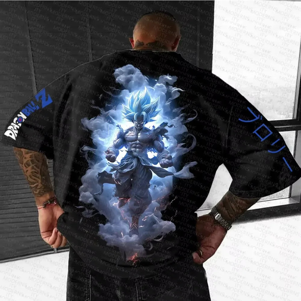 T-Shirt New Men's Street Hip Hop Loose Casual Street Trend Parent-Child Short Sleeve Top