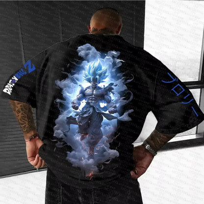 T-Shirt New Men's Street Hip Hop Loose Casual Street Trend Parent-Child Short Sleeve Top