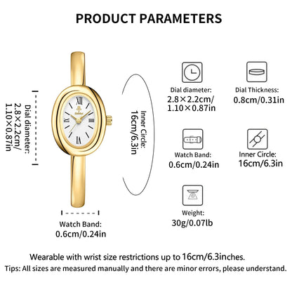 women's watch fashion new bracelet simple style with a gift box