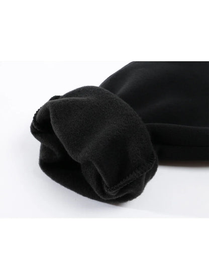 Men's fashionable pure cotton hooded sweatshirt set - Korean style trendy casual sportswear, loose fit, slimming effect