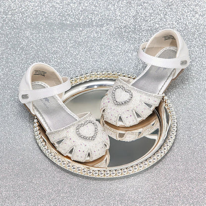 Baby Girls Sandals Summer Cute Baby Soft Leather Shoes Party Outdoor Children's Princess Crystal Shoes Cool DB2252060