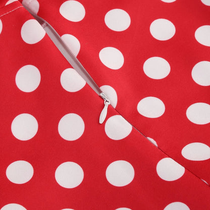 New Fashion Kids Dress For Girls Polka Dot Short-sleeved Children Dress With Baby Collar Daily Girls Casual Costume