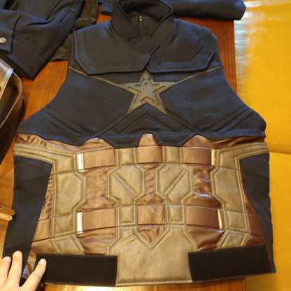 Infinity War Superhero Captain Steve Rogers Cosplay Costume Men Outfit for Adult Men Halloween Uniforms