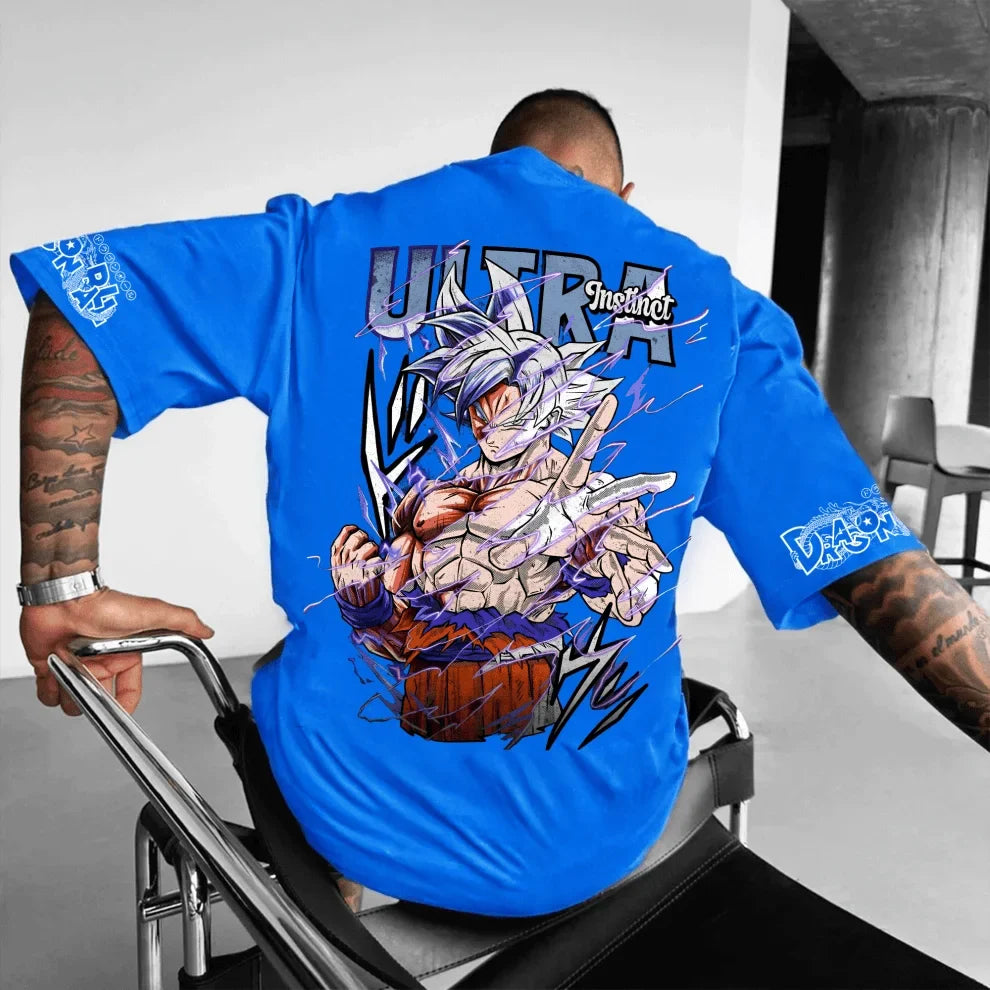 Summer Y2k Dragon Ball Oversized Men's T-Shirts Women's Cotton Short Sleeve Tee Casual Streetwear Unisex Tops Anime Inspired