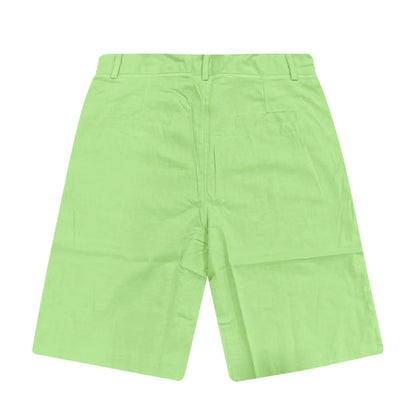 2025 Summer Cotton Linen Shorts for Men Solid Casual Button Pocket Beach Shorts Men's Comfortable Simple Vacation Leiture Pants